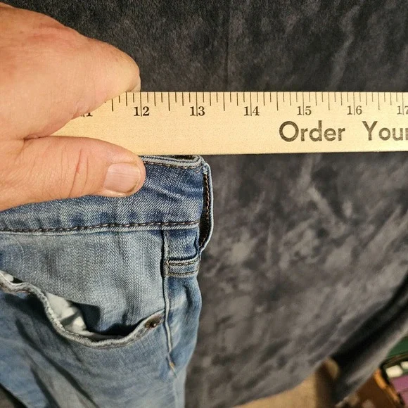 Aeropostale Women's Size 4 Blue Skinny Light Wash Cotton Blend Stretch Jeggings - Picture 4 of 7